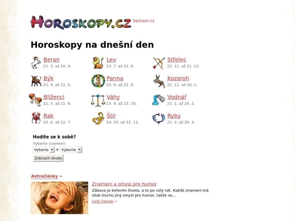 horoskopy.cz